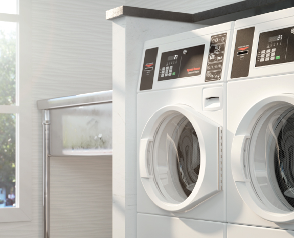 Professional washer in multi housing laundry facility 1