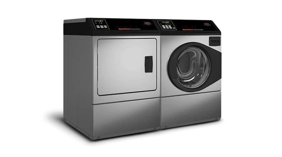 DAM professional dryer pâired with a Speed Queen front load professional washer